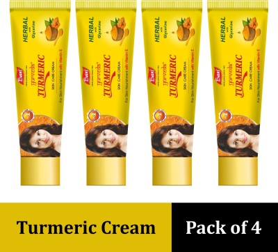 VETONI women Turmeric Cream - Skin Shield For Healthy Glow(pack of 4) |200gm|(200 g)