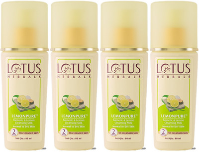 LOTUS HERBALS Lemonpure Turmeric & Lemon Cleansing Milk(320 ml)
