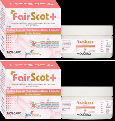 MOLCARO FAIR SCOT+ ADVANCED WHITENINIG DAILY DAY CREAM SPF 30 PA+++(50 g)