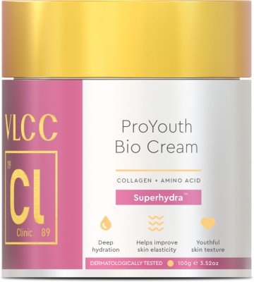 VLCC Clinic ProYouth Bio Cream | Anti-aging face cream with Collagen & Amino acids(100 g)