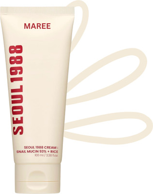 Maree SEOUL 1988 Snail Mucin Rice Moisturizer – Trending Korean Skincare Must-Have(100 ml)