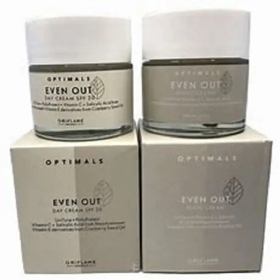 Oriflame Sweden day cream SPF 20-50 ml and even out night cream - 50 ml - COMBO(100 ml)