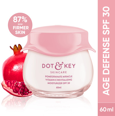 Dot & Key Pomegranate + Multi-Peptide Anti Ageing Moisturizer SPF 30 | Reduces Wrinkles(60 ml)