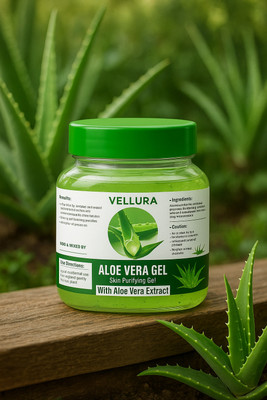 VELLURA Hydro-Boost Aloe Gel – Pure Botanical Extracts(300 g)