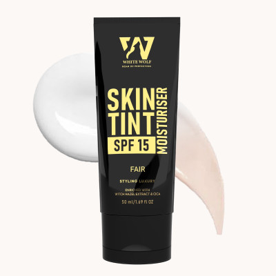 White Wolf Skin Tint Moisturizer Cream with SPF 15(50 ml)