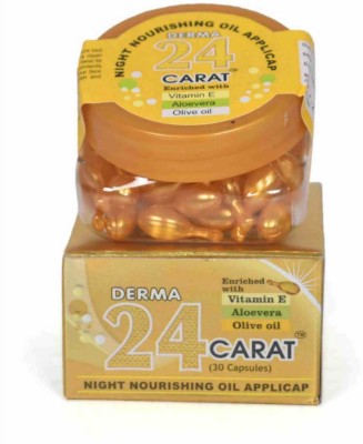 Broad Biotech Derma 24 Carat NIGHT NOURISHING OIL CAPSULES (30.ml)(30 ml)