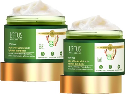 Lotus Botanicals Argan & Aloe Vera Body Butter(400 g)