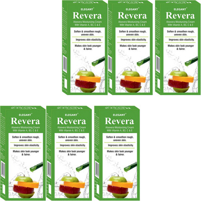 MOSKLIN REVERA ALOEVERA CREAM FOR SOFT & SMOOTH SKIN PACK OF 100gm x 6(600 ml)