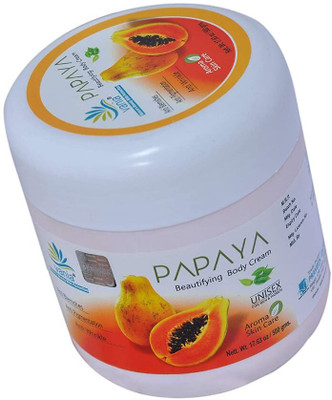 Vania Papaya Beautifying Body Cream | Blend of Herbal Extracts & Aroma Oils For(500 g)