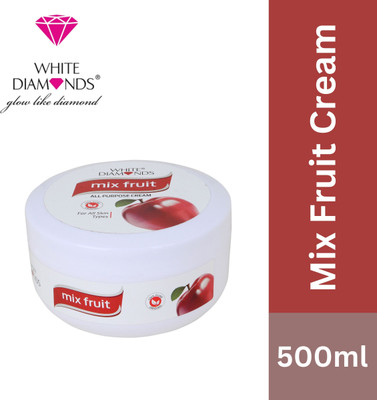 White Diamonds Mix Fruit Cream – Nourishing & Refreshing Formula | Soft, Radiant Skin(500 ml)
