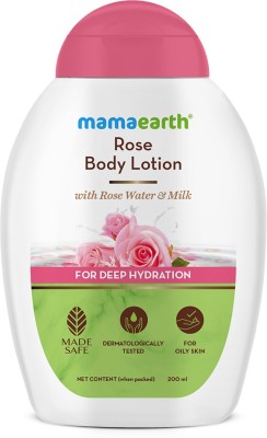 Mamaearth Rose Body Lotion with Rose Water and Milk For Deep Hydration(200 ml)