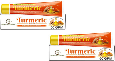UNIQUE PROFESSIONAL HALDI CHANDAN FAIRNESS CREAM SKINHINE 50 GR PACK OF 2(100 g)