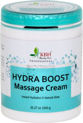 kbh Hydra Boost Massage Cream for Instant Hydration, Mega pack, Hydra Cream(1000 ml)