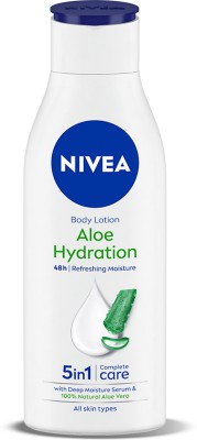 NIVEA Body Lotion, Aloe Hydration, with Aloe Vera, for Men & Women(200 ml)