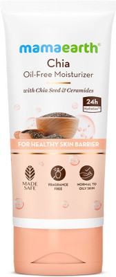 Mamaearth Chia Oil-Free Moisturizer with Chia Seed & Ceramides for Healthy Skin Barrier(80 g)