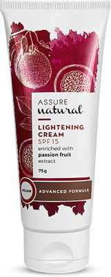 ASSURE Natural Lightening Cream with SPF 15 increases hydration(75 g)