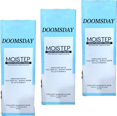 DOOMSDAY MOISTEP MOISTURIZING CREAM FOR INSTANT SOFT&SMOOTH SKIN(50GM X3)PACK OF 3(150 g)