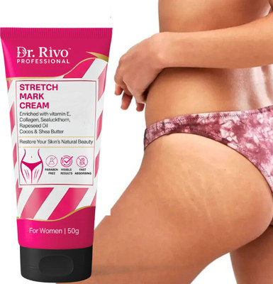Dr rivo professional Stretch Mark Cream for Women Skin Rejuvenating Cream | Removes Old Stretch Marks(50 g)