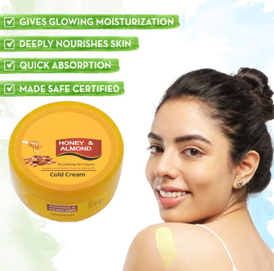 sheny soft Honey Almond Cold Cream Moisturises and Smoothens For all skin type(200 g)