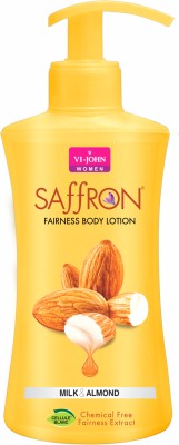 VI-JOHN Saffron Milk & Almond Deep Moisturizer body Lotion 250 gm(250 g)