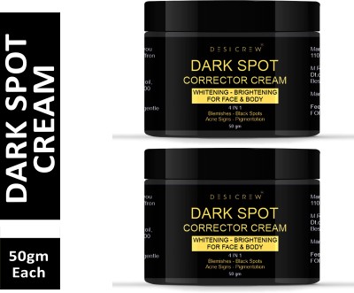 Desi Crew Dark Spot Remover Cream, Pimple Marks, Acne Scar, Pigmentation For(100 g)