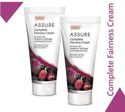 ASSURE Complete Fairness Cream (Enriched with Mulberry, and Grape extracts)(100 g)