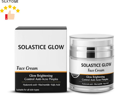 Silktone Solastice Glow Face Cream for Brightening, Anti-Acne, Pimple Control-60(50 g)