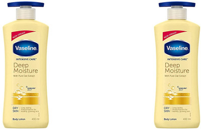 Vaseline DEEP MOISTURE BODY LOTION 380 ML X 2 COMBO PACK(760 ml)