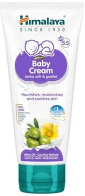 HIMALAYA Baby Cream With Extra Soft Moisturization, Contains Olive OIl &B Country Mallow(100 g)