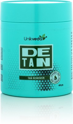 UNIKVEDA Detan Removal Cream for Tan Removing Whitening, Nourishing, Glowing n Soft Skin(400 g)
