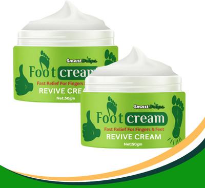 smartdrops Foot Crack Cream, Foot Moisturizing Cream, Soft & Clean Finish | Everyday Use(100 g)