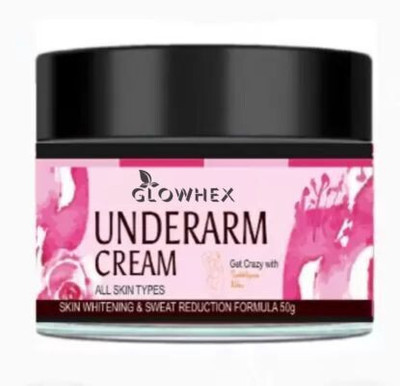 GLOWHEX Underarm Cream with Vitamin C & Turmeric for Brighter Underarms(50 g)