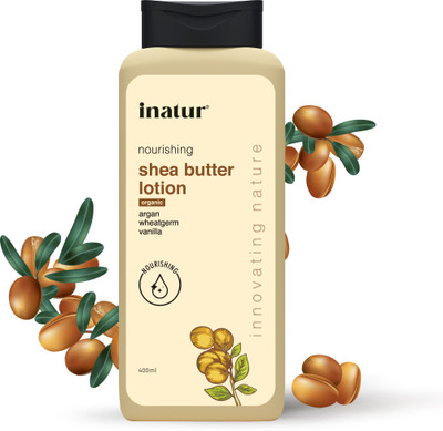 inatur Shea Butter Lotion | Deep Hydrating Moisturizer for Face and Body(400 ml)