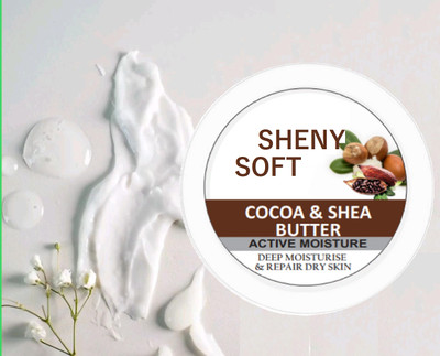 sheny soft Shea & Cocoa Butter | Moisturizes & Repairs Dry Skin(200 ml)