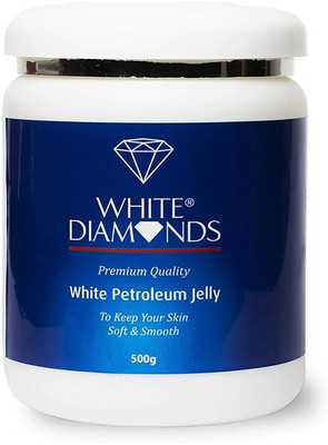 White Diamond WD Petroleum Jelly | For Soft & Smooth Skin | Heals and Protects Rough Skin(500 g)