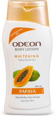 ODEON Brightening Papaya Body Lotion I Enriched with Vitamin C & E I For All Skin Type(100 ml)