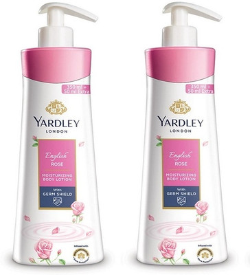 Yardley London 2 ROSE BODY LOTION ,350ML EACH , PACK OF 2.(700 ml)