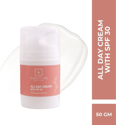 sanatlyn All Day Face Cream SPF 30-Daily Moisturizer with Glycerin & Niacinamide for Glow(50 g)