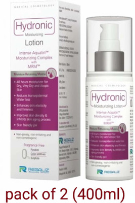 Regaliz HYDRONIC MOISTURIZING LOTION 400 ML(2 PC OF 200ML)(400)