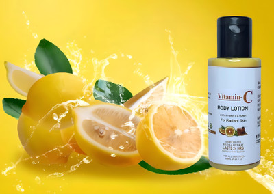 Glamezone Vitamin C Super Bright Body Lotion for Deep Nourishing & Visibly Glowing Skin(100 ml)