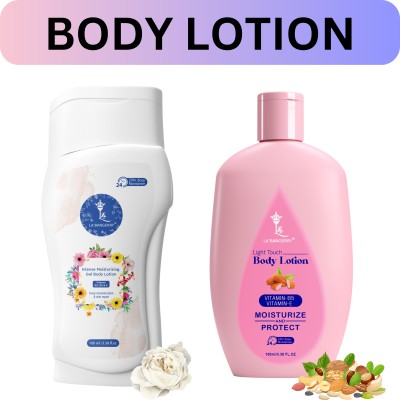 La'bangerry Light TOuch & Intense Gel Body Lotion Combo Kit(200 ml)