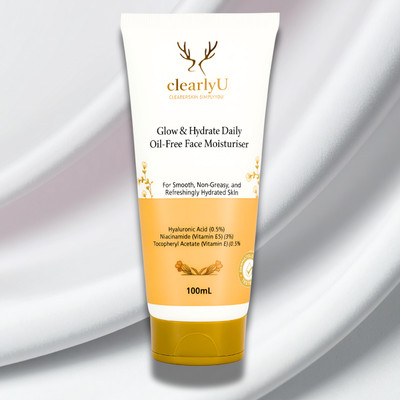 clearlyU Pimple & Acne Prevention Moisturiser for Clear Skin Unisex 100 ml(100 ml)