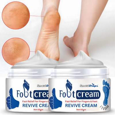 smartdrops Foot Cream | Fresh Texture | Soft & Easy to Apply | For Daily Care(100 g)