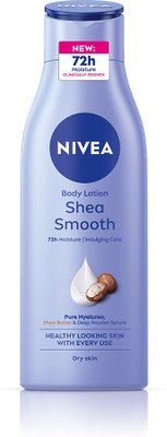 NIVEA Body Milk Shea Smooth, Moisturizer Lotion, Deep Moisture Serum, Shea Butter(200 ml)