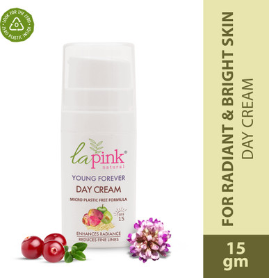 La Pink Young Forever Day Cream with SPF 15, Reduces Fine Line, Wrinkles & Pigmentation(15 g)
