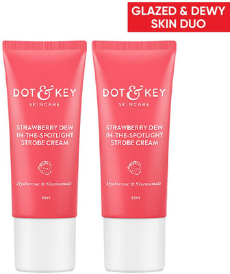 Dot & Key Strawberry Dew Strobe Cream for Skin Radiance Moisturizer & Highlighter for Face(60 ml)