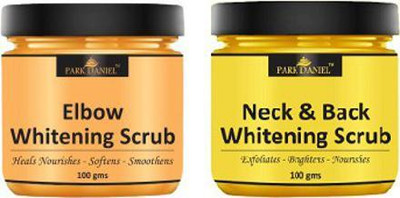 PARK DANIEL Elbow & Neck Back Skin Moisturize Scrub Cream Pack of 2 of 100 GM(200 g)
