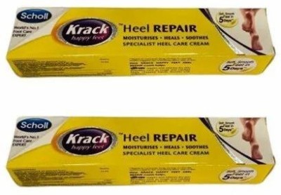 krack Happy Feet, Specialist Heel Repair Cream, 25G (Pack of 2)(50 g)