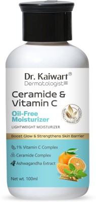 Dr. Kaiwart Ceramide & Vitamin C Oil-Free Moisturizer Fights Dryness, Dullness, Damaged Skin(100 ml)