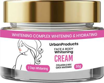 Urban Products Skin Whitening Cream – Brightening & Moisturizing for Face & Body(50 g)